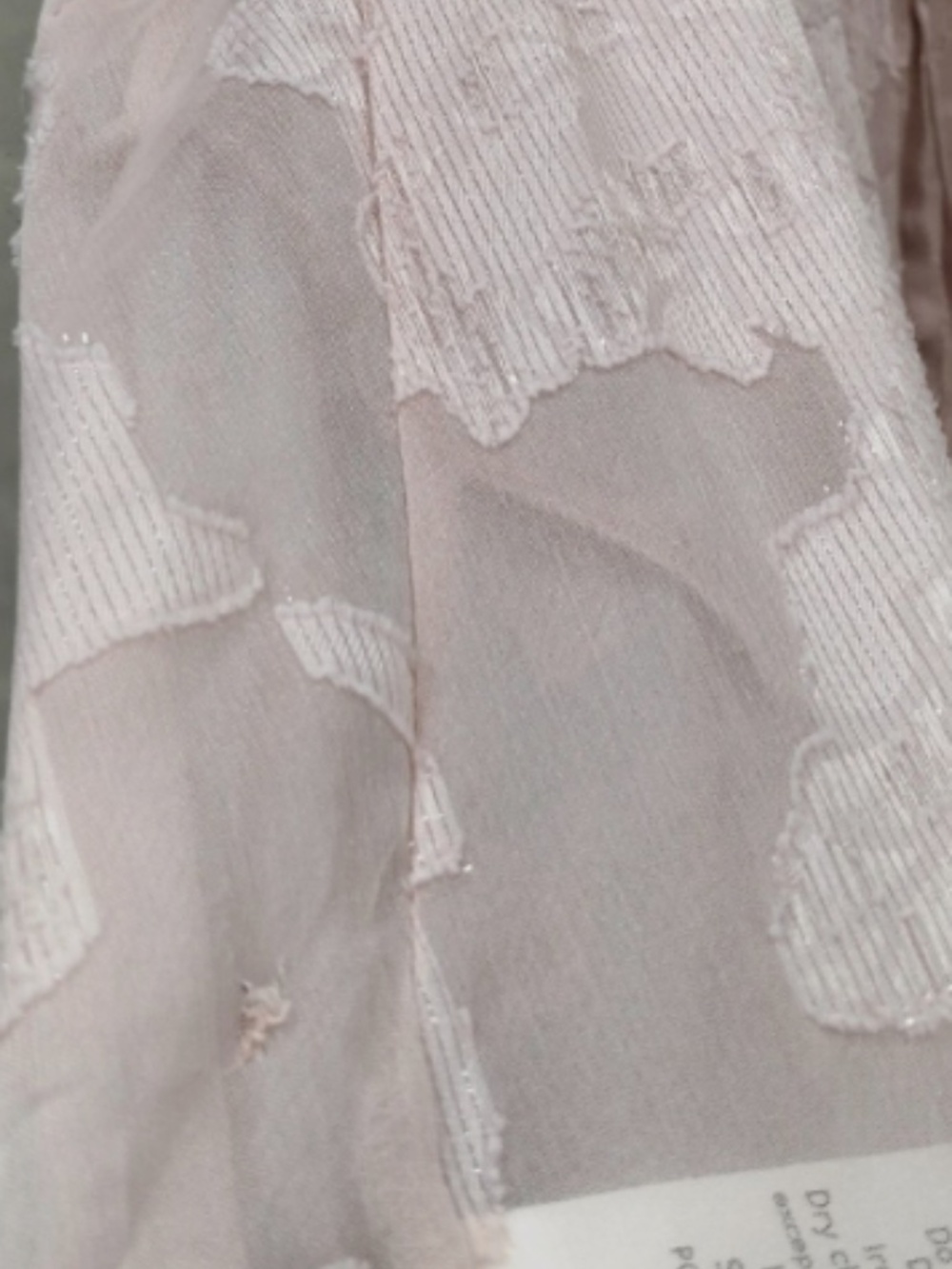 House of CB SEREN Soft Pink Floral Lace Back Maxi Dress - Picture 4 of 4